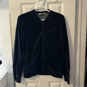 Puma Black Velour Jacket